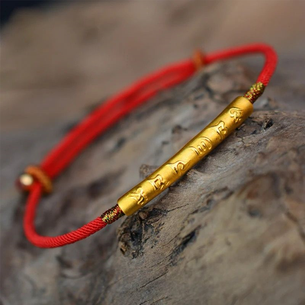 Mantra Red Bracelet